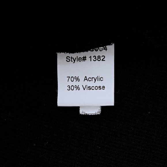 Piko 1988 By Anthropologie Pom Pom Flowy Long Open Cardigan Black Women Size M - Picture 6 of 10